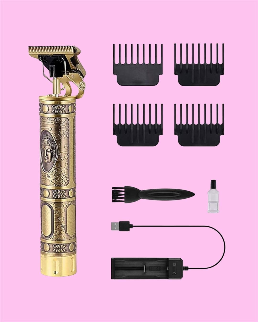 Buddha Electric Pro Hair Clippers Trimmer Hair Cutting Grooming Kit - ZenSpace Living 